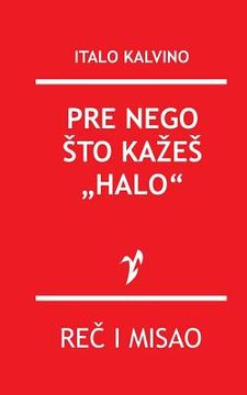 portada Pre Nego Sto Kazes "Halo" (en Serbio)