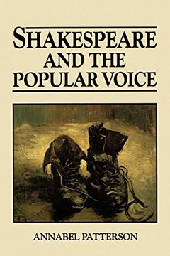 portada Shakespeare and the Popular Voice (en Inglés)