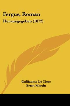 portada fergus, roman: herausgegeben (1872) (en Inglés)