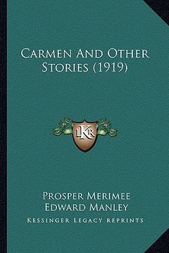 portada carmen and other stories (1919) (en Inglés)