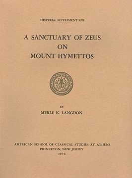 portada a sanctuary of zeus on mount hymettos (in English)