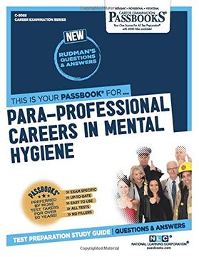 portada Para-Professional Careers in Mental Hygiene (en Inglés)