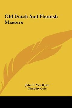 portada old dutch and flemish masters (en Inglés)