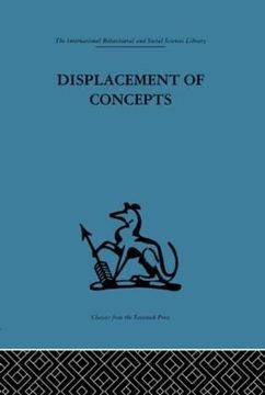 portada Displacement of Concepts (International Behavioural and Social Sciences Library)