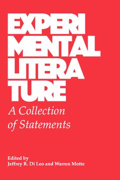 portada Experimental Literature: A Collection of Statements (en Inglés)