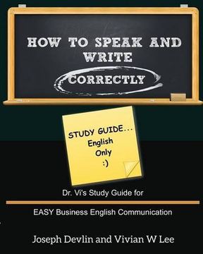 portada How to Speak and Write Correctly: Study Guide (English Only)