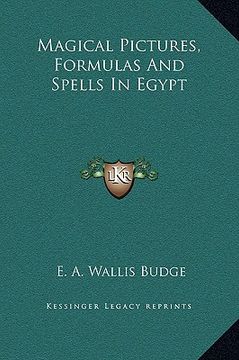 portada magical pictures, formulas and spells in egypt (en Inglés)