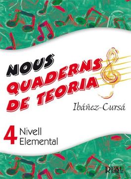 portada Nous Quaderns de Teoria, Vol.4 - Nivell Elemental (RM Teoria de la musica)