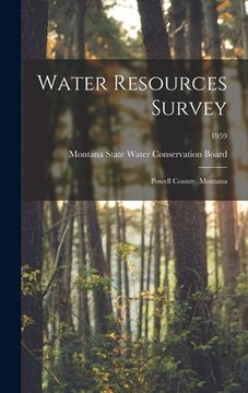 portada Water Resources Survey: Powell County, Montana; 1959 (en Inglés)