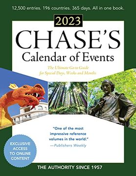 portada Chase'S Calendar of Events 2023: The Ultimate Go-To Guide for Special Days, Weeks and Months (en Inglés)
