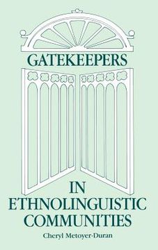 portada gatekeepers in ethnoloinguistic communities (en Inglés)