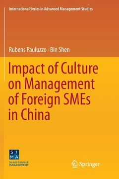 portada Impact of Culture on Management of Foreign SMEs in China (en Inglés)