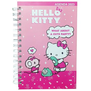portada Agenda 2023 Tamaño a5 Girl Power Hello Kitty