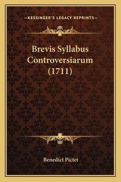 portada Brevis Syllabus Controversiarum (1711) (en Latin)