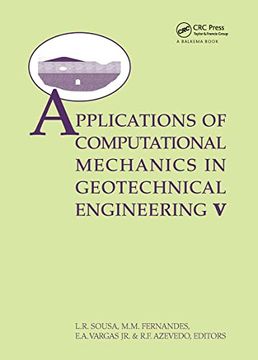 portada Applications Ofcomputational Mechanics in Geotechnical Engineering V: Proceedings of the 5th International Workshop, Guimaraes, Portugal 1-4 April 200 (in English)