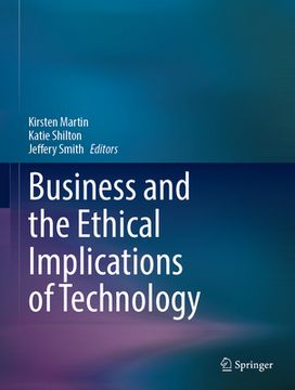 portada Business and the Ethical Implications of Technology (en Inglés)