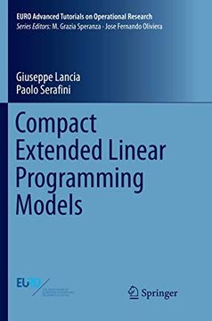 portada Compact Extended Linear Programming Models (en Inglés)