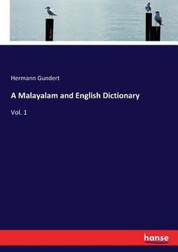 portada A Malayalam and English Dictionary: Vol. 1