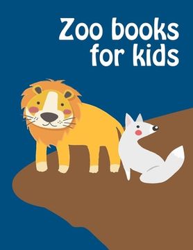 portada Zoo Books For Kids: coloring pages with funny images to Relief Stress for kids and adults