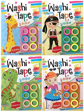 portada Washi Tape (4 Títulos) (Washi Tape y Color)
