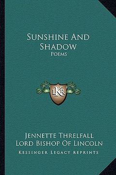 portada sunshine and shadow: poems