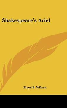 portada shakespeare's ariel (in English)
