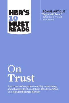 portada Hbr'S 10 Must Reads on Trust (en Inglés)