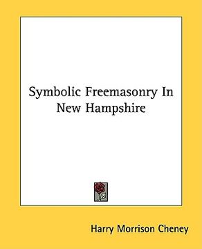 portada symbolic freemasonry in new hampshire (in English)