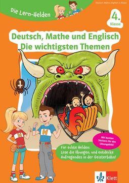 portada Die Lern-Helden Deutsch, Mathe und Englisch - die Wichtigsten Themen 4. Klasse