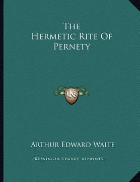 portada the hermetic rite of pernety (en Inglés)