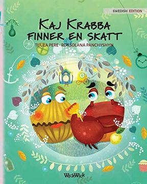portada Kaj Krabba Finner en Skatt: Swedish Edition of Colin the Crab Finds a Treasure (en Swedish)