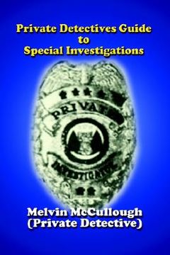 portada private detectives guide to special investigations (en Inglés)