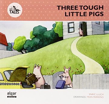 portada Three Tough Pigs (re-tales) (en Inglés)