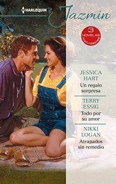 portada Un Regalo Sorpresa; Todo por su Amor; Atrapados sin Remedio: 543 (Omnibus Jazmin) (in Spanish)