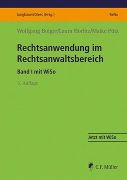 portada Rechtsanwendung im Rechtsanwaltsbereich: Band i mit Wiso (Reno Prüfungsvorbereitung) (in German)