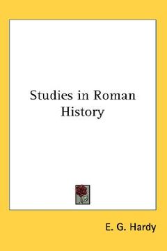 portada studies in roman history (in English)