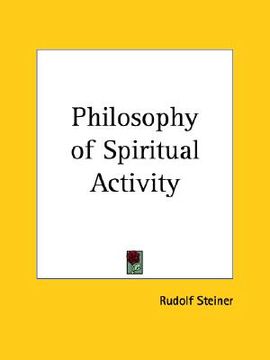 portada philosophy of spiritual activity (en Inglés)