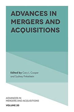 portada Advances in Mergers and Acquisitions: 20 (en Inglés)
