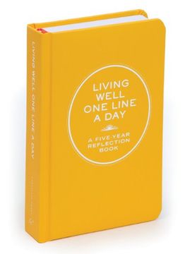 portada Living Well one Line a Day: A Five-Year Reflection Book (in English)