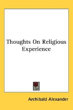 portada thoughts on religious experience (en Inglés)