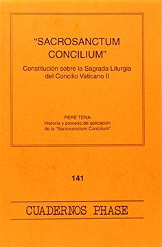 portada Sacrosanctum Concilium (CUADERNOS PHASE) (in Spanish)