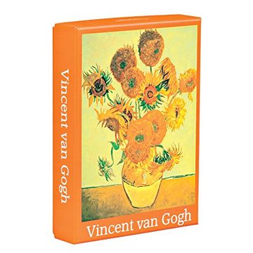 portada vincent van gogh: notecard boxes -- a stationery flip-top box filled with 20 notecards perfect for greetings, birthdays or invitations (in English)
