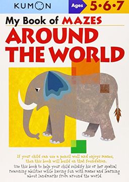 portada My Book of Mazes Around the World: Ages 5, 6, 7 (in English)