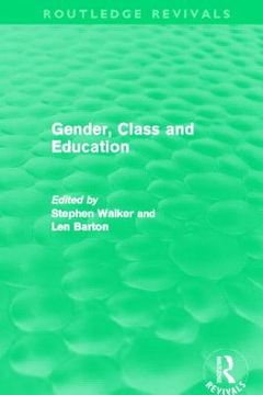 portada gender, class and education (routledge revivals) (en Inglés)