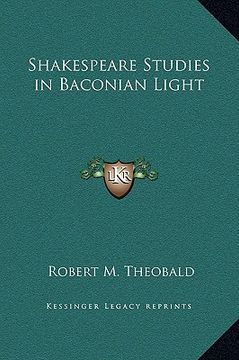 portada shakespeare studies in baconian light (en Inglés)