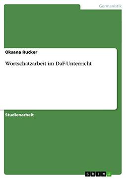 portada Wortschatzarbeit im Daf-Unterricht (en Alemán)