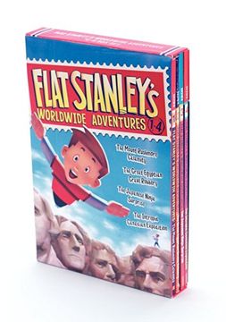 portada Flat Stanley's Worldwide Adventures #1-4 (en Inglés)
