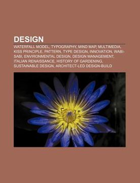 portada design: waterfall model, typography, mind map, multimedia, kiss principle, pattern, type design, innovation, wabi-sabi, enviro