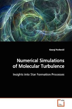 portada numerical simulations of molecular turbulence (en Inglés)