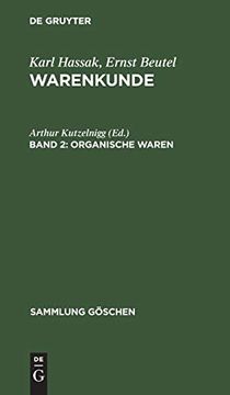 portada Organische Waren (Sammlung gã Â¶Schen, 223) (German Edition) [Hardcover ] (en Alemán)